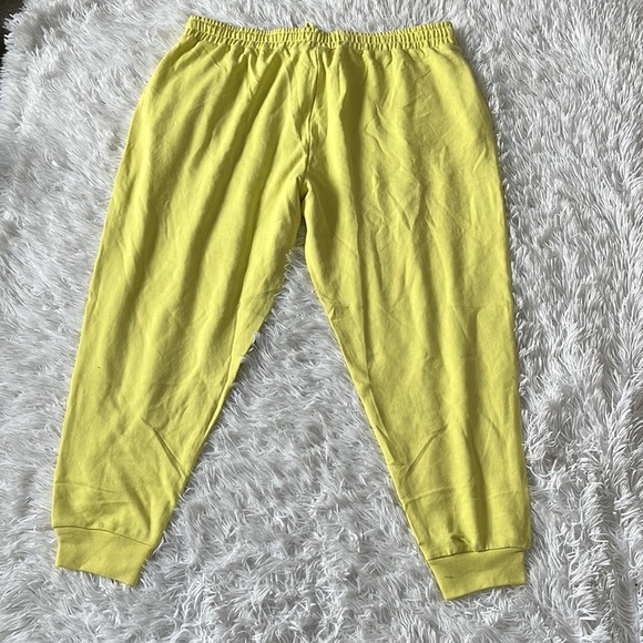 Psk collective cannary yellow joggers New without tags size 2X - Picture 10 of 10